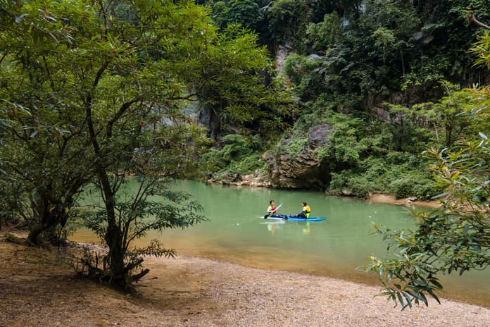 Exciting experience with SUP on the river at To Mo campsite.