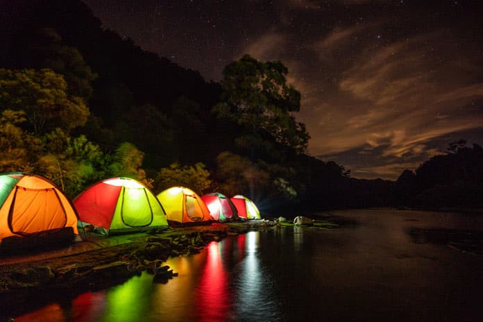 The second night on tour is spent at Hang Tien Campsite