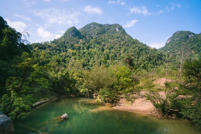 One branch of the Nan River at La Ken Valley.
