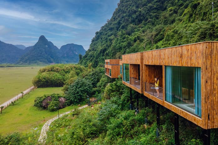 Tu Lan Lodge on the hillside