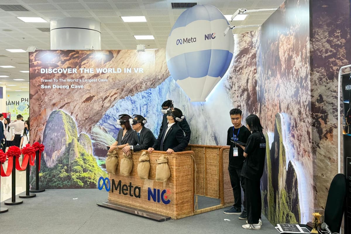 The Sơn Đoòng virtual tour has been selected by Meta as a highlight to showcase at Innovate Viet Nam 2024