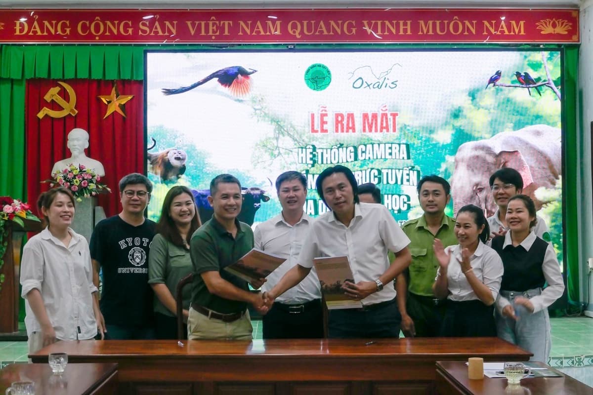 Oxalis Supports Cat Tien National Park in Deploying a Biodiversity Monitoring Camera System