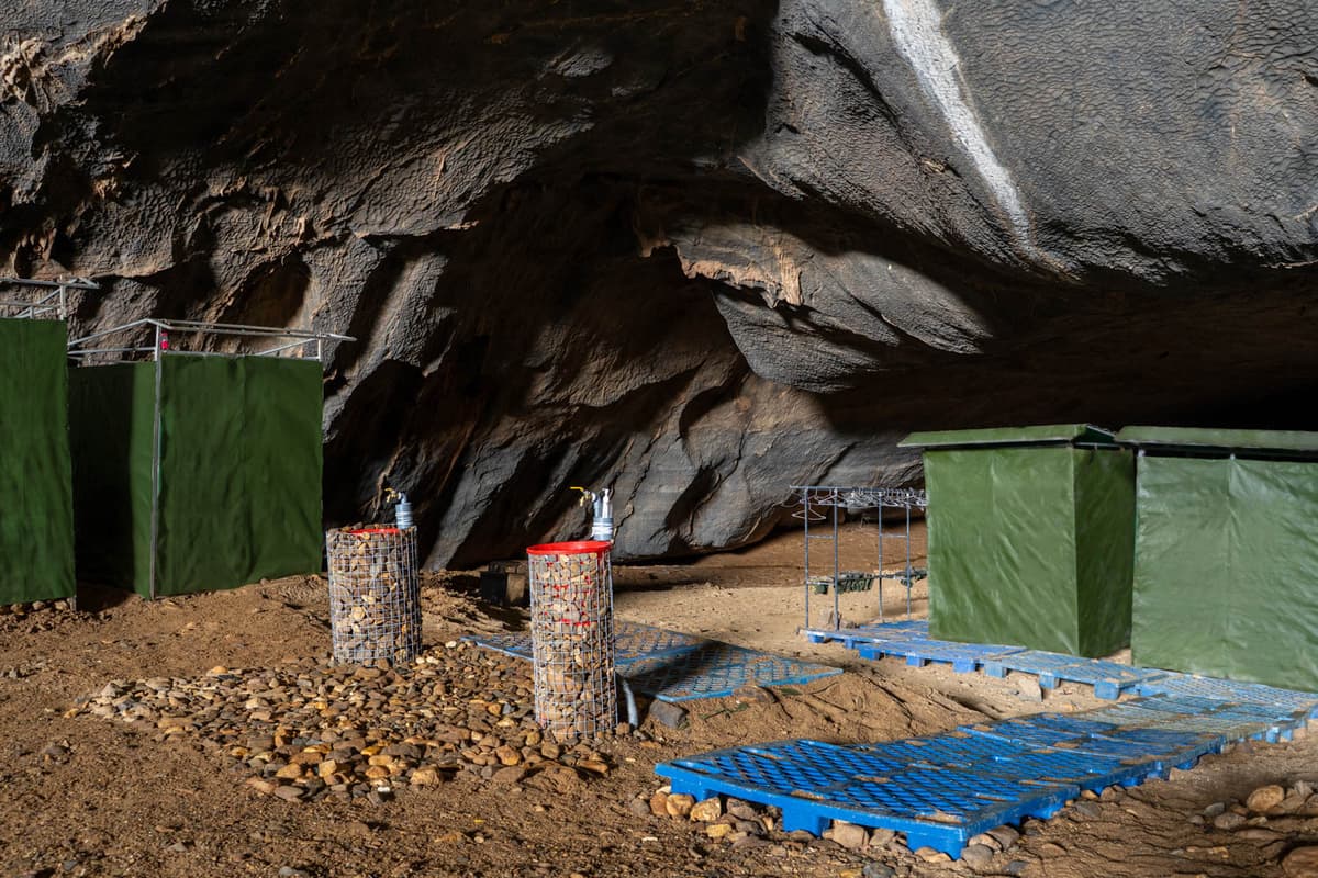 Clean water supply and on-site septic wastewater treatment systems at Oxalis Adventure campsites